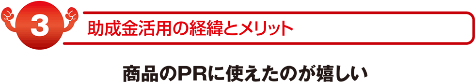 助成金活用の経緯とメリット試行錯誤が出来るのも補助金があってこそ