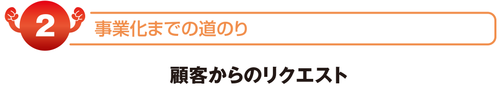 顧客からのリクエスト