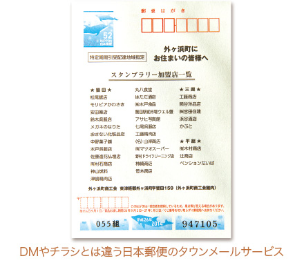 DMやチラシとは違う日本郵便のタウンメールサービス